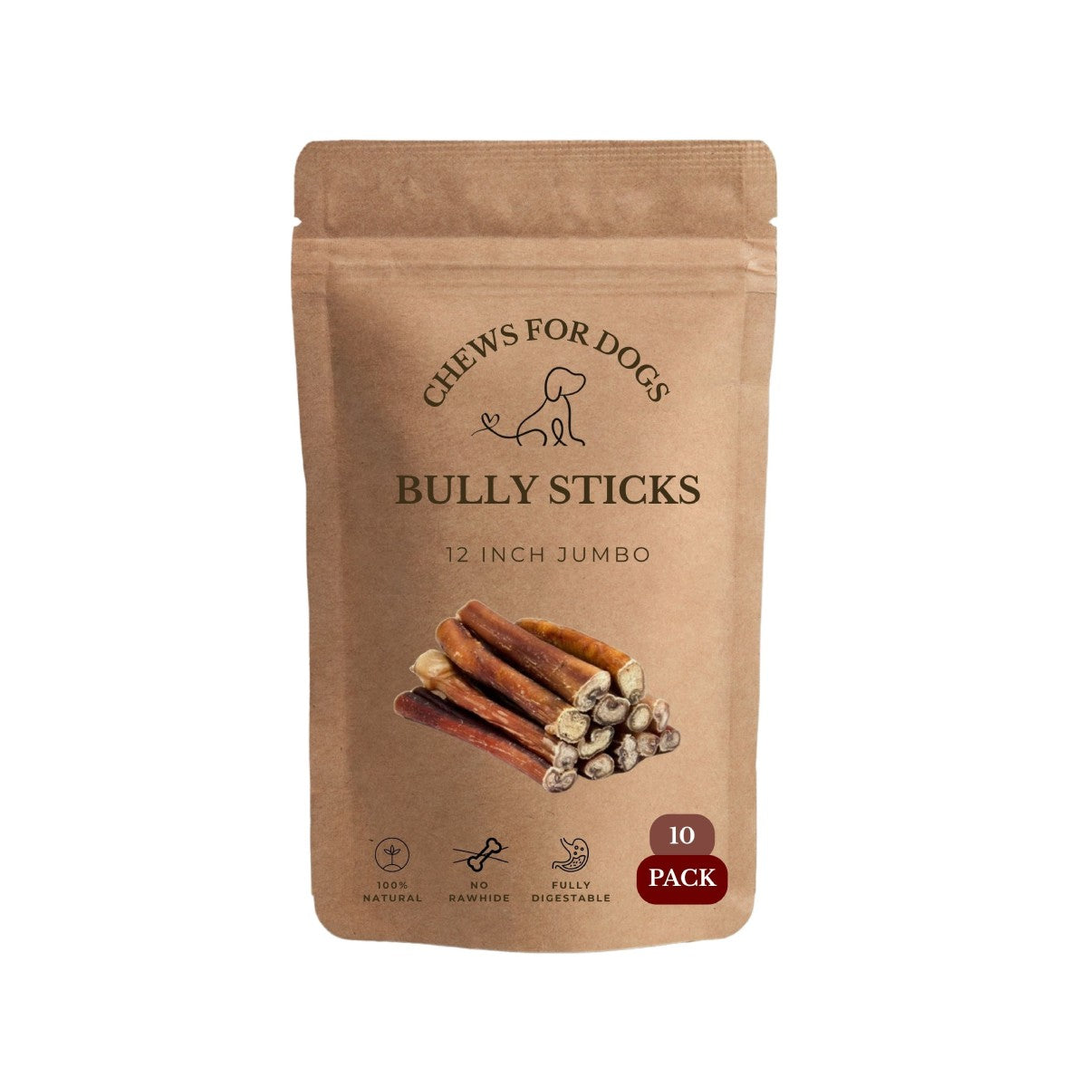 12 Inch Jumbo Bully Sticks