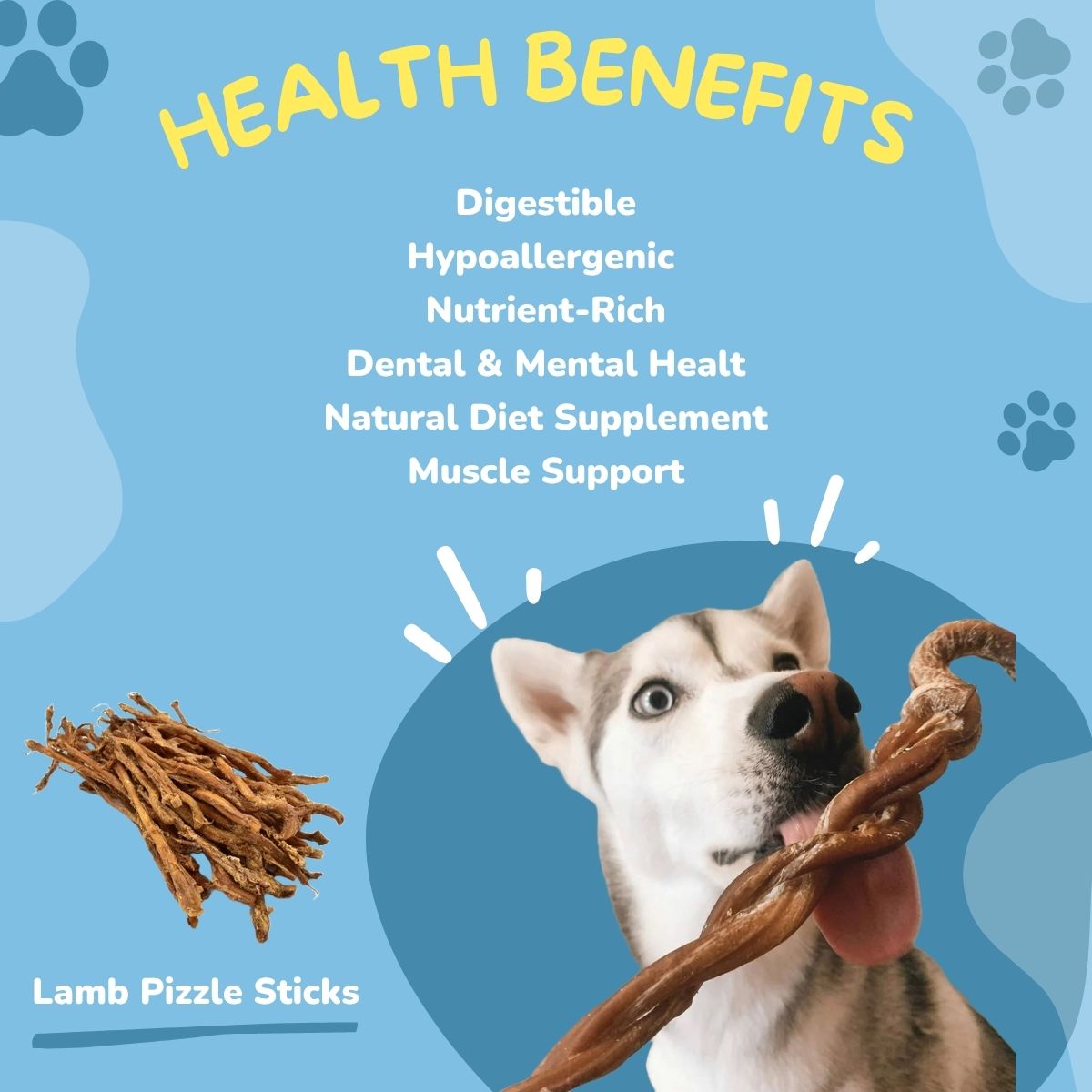 Lamb Pizzle Sticks