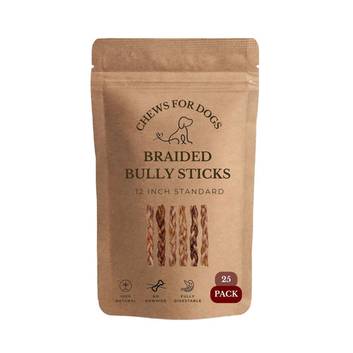 12 Inch Standard Braided Bully Sticks