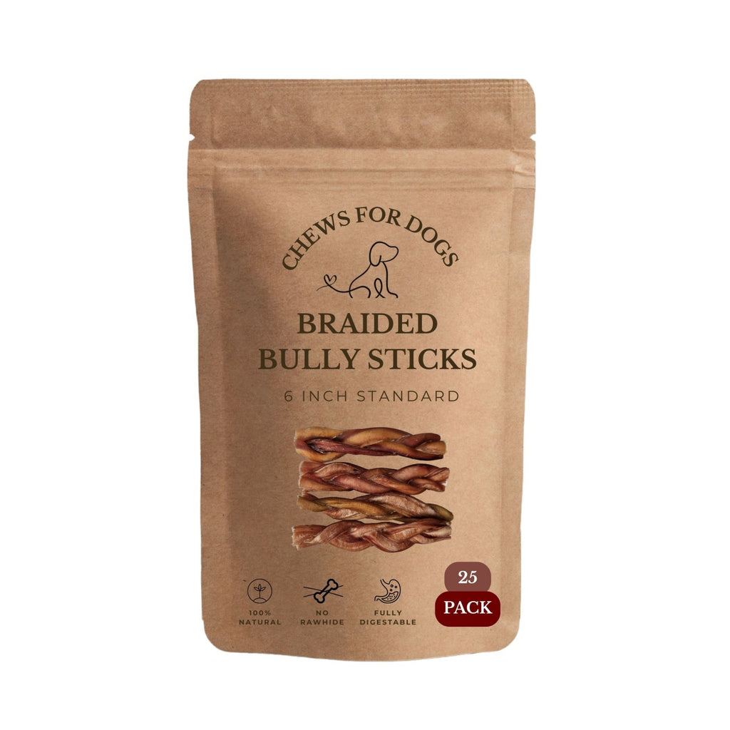 6 Inch Standard Braided Bully Sticks